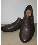 Clarks Womens Everlay Coda Loafers Comfort Shoes Brown Leather Soft Cush... - $29.70 CAD