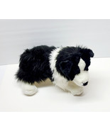 Douglas 16" Chase Border Collie Dog Plush Stuffed Animal black cuddle toy puppy - $24.74