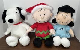 Animated Kcare Peanuts Charlie Brown  And Kohls Cares Lucy And Snoopy Pl... - £24.18 GBP