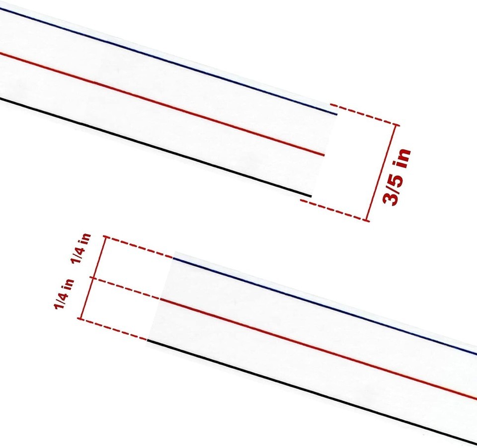 1/4" Seam Diagonal Seam Tapes - 10Yard Each Roll Sewing Basting 2 Pack Item image 5