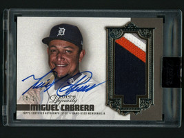 2019 Topps Dynasty Miguel Cabrera Auto Jersey Patch #6/10 Tigers Nice! - £318.74 GBP