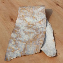 authentic Aurora Salmon Skin Hide Leather Lifted Scales Craft Supply Bro... - $13.86