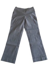 NWT Tribal pants women size 4 gray/silver casual pull on slim stretch Mi... - $18.46