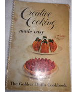 Creative Cooking Made Easy The Golden Fluffo Cookbook 1956 - £3.91 GBP