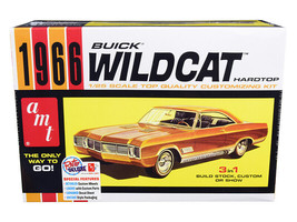 Skill 2 Model Kit 1966 Buick Wildcat Hardtop 3 in 1 Kit 1/25 Scale Model AMT - £37.89 GBP