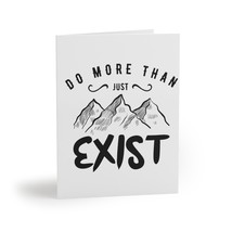 Personalized Greeting Cards with Motivational Mountain Design - 4.25" x 5.5", Ma - $32.96+