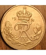 1951 DENMARK 10 ORE COIN - $1.81