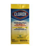 Clorox Disinfecting Wipes - Travel Pack - Crisp Lemon Scent 15 Pack - £13.12 GBP
