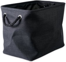 Large, Black, Collapsible Polyester Storage Bin From Dii. - £31.63 GBP