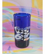 Vintage Mark Martin Nascar Racing Viagra #6 Blue Tinted Shot Glass, 1 oz - $189.09 MXN