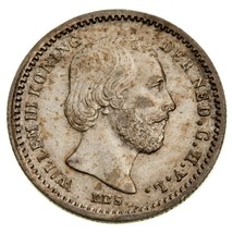 1863 Países Bajos 5 Centavos Moneda En Extra Fina (XF) Estado Km 91 - £27.40 GBP