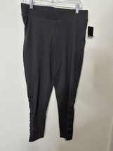 Torrid Deepest Gray Lattice Full Length Leggings Size 1XL - £20.29 GBP