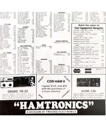 1975 Hamtronics Ham Radio Retail Trevose Penn Advertisement Electronics ... - $34.26 CAD