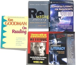 lot 5 books Teacher Literacy Reading book lot Heinemann Jossey-Bass SUNY... - £22.90 GBP