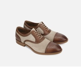 Mens Kenneth Cole Toe Leather Oxford Sz9 - £141.97 GBP