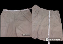 Two Pair Men&#39;s Darker Colored Khaki Covington Shorts Sz 50 100% Cotton.  - £23.35 GBP
