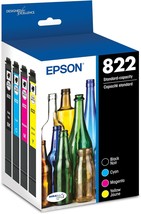 Epson 822 Durabrite Ultra Ink Standard Capacity Black &amp; Color Cartridge,... - £57.59 GBP