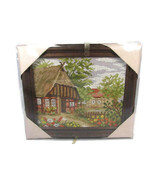 Gobelin Wolle Rodel Ideal Gift Village Scene Photo Handicraft Kit Wood F... - £29.21 GBP