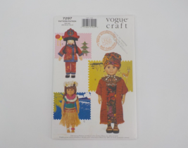 VOGUE CRAFT PATTERN #7297 INTERNATIONAL DOLL COLLECTION BY LINDA CARR UN... - $17.99