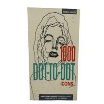 Thomas Pavitte 1000 Icons Dot-To-Dot Activity Book 20 Portraits 1 Poster - £10.05 GBP