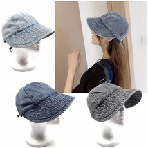 HZ-035 Denim Adjustable Sun Cap - £14.87 GBP