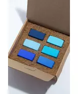 EARTHBERRY Sky Soft Pastel Set – Handmade Artist Pastels 6 Colors Blue  - $88.99