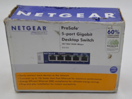 NetGear ProSafe 5-Port Gigabit Desktop Switch GS105 - £20.81 GBP