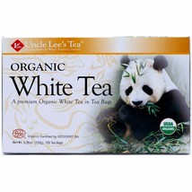 Uncle Lee&#39;s Tea- Organic White Tea, Premium Organic White Tea in Tea Bag... - £13.43 GBP