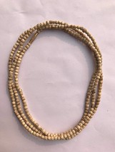 Tulsi Kanthi Mala 5 mm Beads 3 Rounds 50 inch made in Varindavan - £19.34 GBP