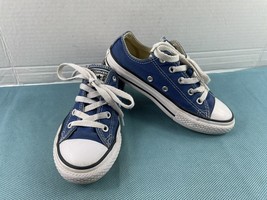 Converse All Star Chuck Taylor Youth Kids Shoe Blue 13 M Low Top Canvas ... - $24.57