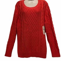 Old Navy Cable Knit Bright Pink Sweater Top Womens Plus Size XXL New! - £7.74 GBP