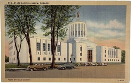 State Capitol, Salem, Oregon, vintage postcard - £9.47 GBP
