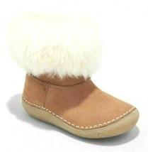 Oshkosh Originale Bambini Trella Misura 2 Marrone Pelliccia Finta Orlo C... - $9.99