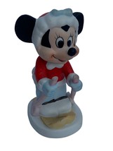 Disney Minnie Mouse Skier Figurine Walt Disney Porcelain 4&quot; Skiing Colle... - £15.25 GBP