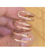 Solid Pure Copper Minimalist Healing Ring, Handmade, Unisex, Splint Ring - $16.35+