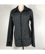 Ideology Jacket Womens Large Full Zip Thumb Holes Zippered Pockets Athle... - $24.74