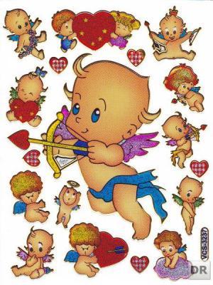 A129 Heart Love Kids Kindergarten Sticker Decal Size 13x10 cm / 5x4 inch... - $2.49