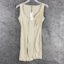 Kollyy Top Cardigan Medium Women&#39;s Sleeveless Beige Polyester Blend NWT - €9,78 EUR