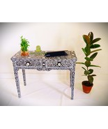 handmade bone inlay ,bone inlay consile,home decor furniture - $2,777.55 CAD