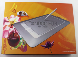 Wacom Bamboo Fun CTH-661 Drawing Graphics Tablet w/ Stylus Pen &amp; CD Software - £35.84 GBP