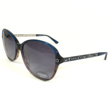 Bebe Sunglasses BB7120 427 Kicking It Blue Brown Tortoise Studded Crystals 135 - £96.80 GBP