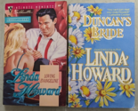 Linda Howard Lot Duncan&#39;s Bride Loving Evangeline x2 - £3.88 GBP