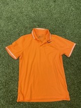 Nike Golf Modern Fit Mens Orange Polo Shirt Size M Dri Fit - $16.81