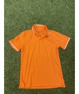 Nike Golf Modern Fit Mens Orange Polo Shirt Size M Dri Fit - £13.42 GBP