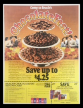 1984 Brach&#39;s Chocolate Candy Fest Circular Coupon Advertisement - £14.97 GBP