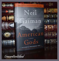 American Gods by Neil Gaiman 10th Anniversary New Collectible Hardcover Edition - £27.68 GBP