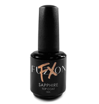  Fuzion FX Winter Flakes Shiny Top Coat - Sapphire 15ml