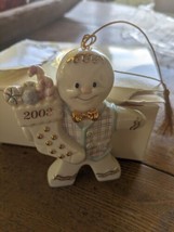 Lenox 2003  Gingerbread Man Christmas Ornament  - $13.90