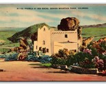 Pueblo Park of Red Rocks Denver Colorado CO Linen Postcard Z2 - $2.92