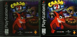 Crash Bandicoot 2 Playstation 1 Cd Complete Lenticular Cover Untested As Is - £11.77 GBP